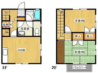 ライフポート大坪の間取り