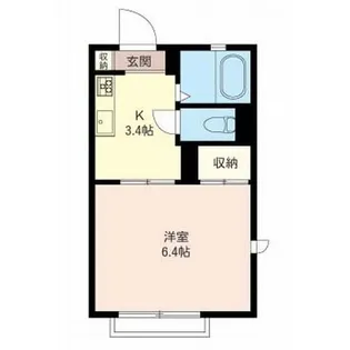 アネックス上大岡【2階】の間取り