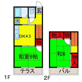 クワの木ハイツの間取り