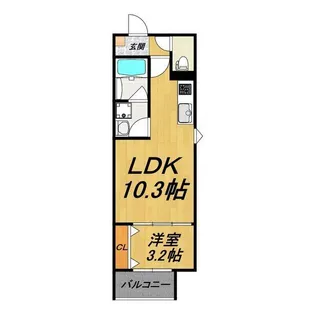 LECOCON上飯田【2階】の間取り