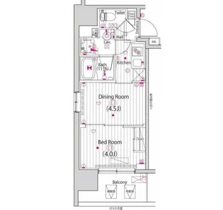 ガーラ・プレシャス川崎西口【5階】の間取り