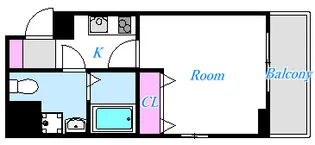 第四荒野ビル【10階】の間取り