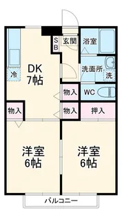 コンフォート入間【2階】の間取り