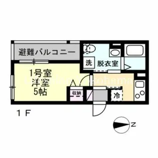 Rick鶴見【2階】の間取り