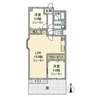 シティ光陽【1階】の間取り