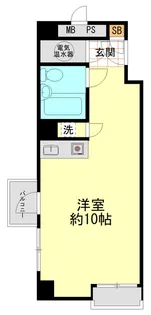 九段アビタシオン【6階】の間取り