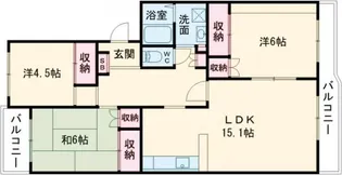 ECLARGE A【2階】の間取り