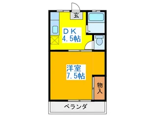 コ-ポホンダ【3階】の間取り