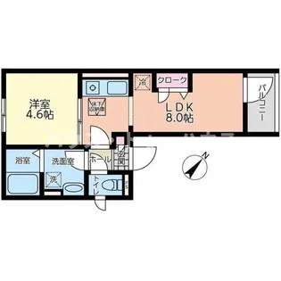 フェリス千石【2階】の間取り