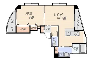 メゾンスバル【5階】の間取り
