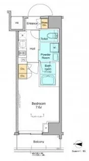 プラウドフラット本所吾妻橋【6階】の間取り