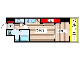 プレイズシード御器所ウエスト【3階】の間取り