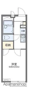 レオパレステラスつばさ【2階】の間取り