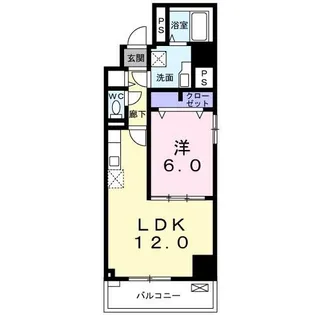 アン ハヤシ インク【4階】の間取り