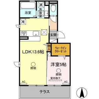Fy-style Kikuchi【1階】の間取り