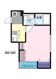 LOTUS Zushi【2階】の間取り