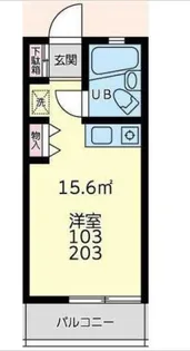 グランジャ横浜【2階】の間取り