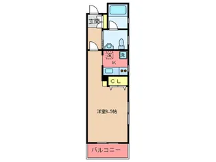 ヴィ-タ塚本通【8階】の間取り