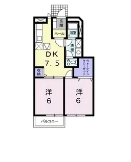 サラシティー【1階】の間取り