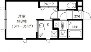 カーサスワ【1階】の間取り