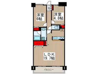 レ-ベングランヒルズ朝霞台【9階】の間取り