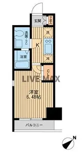 エコロジー潮見レジデンス【3階】の間取り