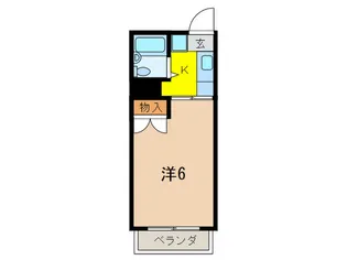 シティハイムケント【2階】の間取り