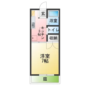 ウイングヒルA棟【1階】の間取り