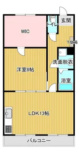 シャトーインTOKAI【4階】の間取り