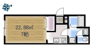 アンビション聖蹟桜ヶ丘2【1階】の間取り