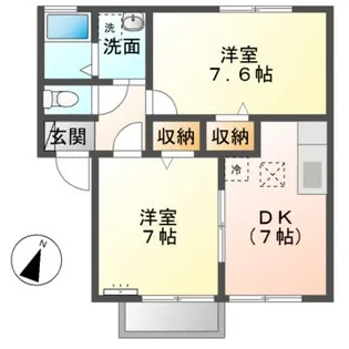 コスモスハウス【1階】の間取り