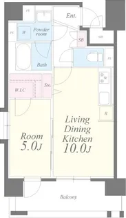 クリスタル丸の内【8階】の間取り