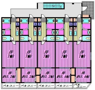 Mark Duo東岩槻【1階】の間取り