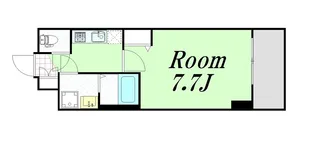 レジュールアッシュ心斎橋LUXE【7階】の間取り