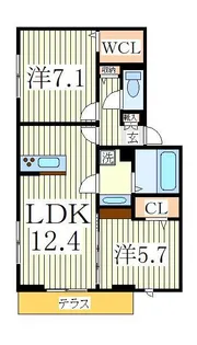 フォーリアA【3階】の間取り