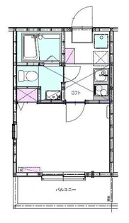South Lagoon六ッ川1丁目【2階】の間取り