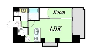 LUXE東三国十【10階】の間取り