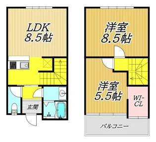 フォレスタ伊丹坂の間取り