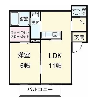 コート・ソレアード【2階】の間取り