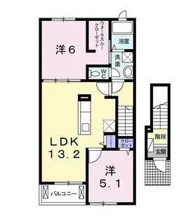 アミーゴ・S【2階】の間取り