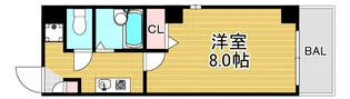 フレアコートKM福島【4階】の間取り