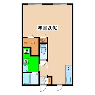 La Tour Win(ラトゥールウィン)【1階】の間取り