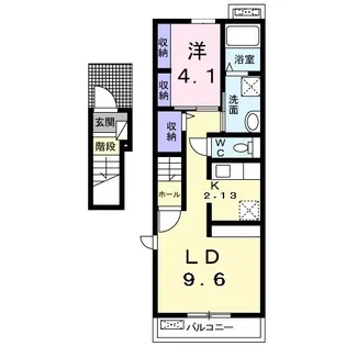 ボヌール【2階】の間取り