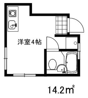 カーサ青谷【1階】の間取り