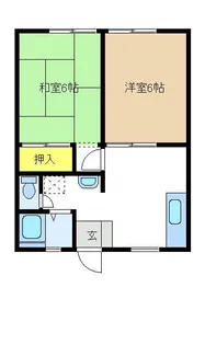 エクシードI【2階】の間取り