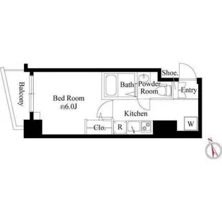 TS代々木公園【4階】の間取り