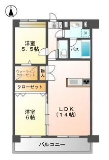 ブランジュ ルラーシュ小郡【9階】の間取り