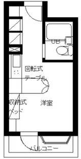 インペリアル南麻布サテライト【3階】の間取り