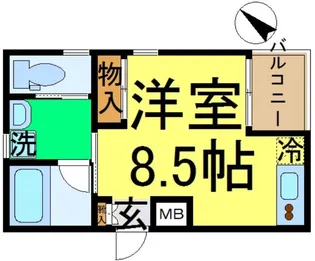 イプシロン【3階】の間取り