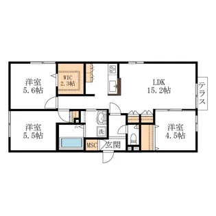 COCOON PLACE【1階】の間取り